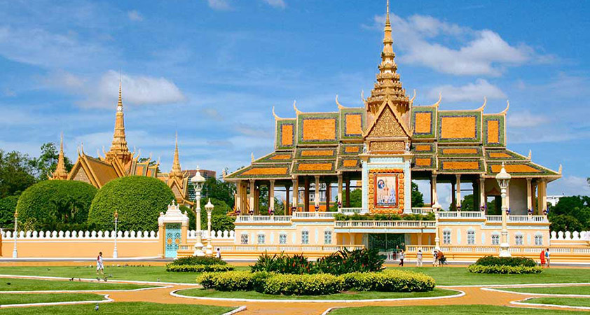 The Royal Palace at Phnom Phenh
