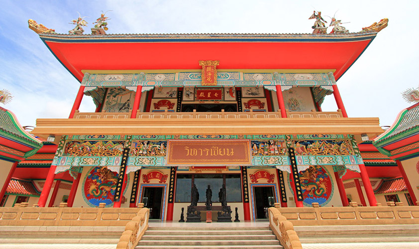 Viharn Sien Chinese Temple & Museum has its Chinese style