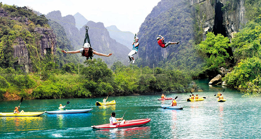 Some activities at Phong Nha - Ke Bang