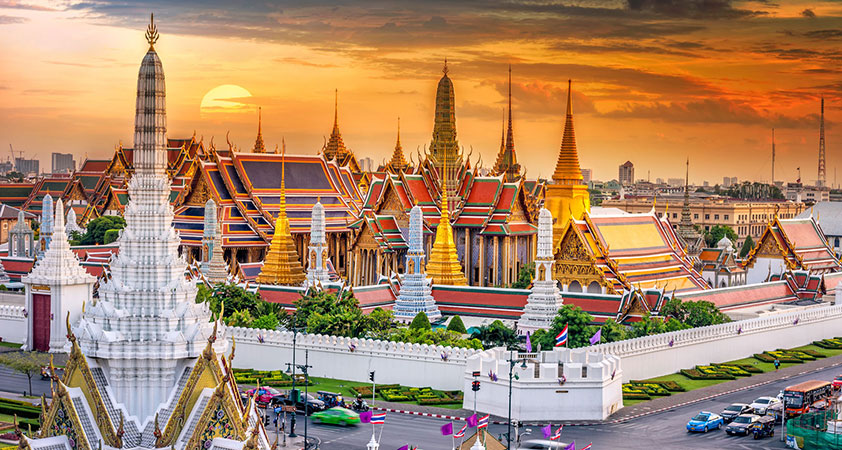 The Grand Palace in Bangkok 