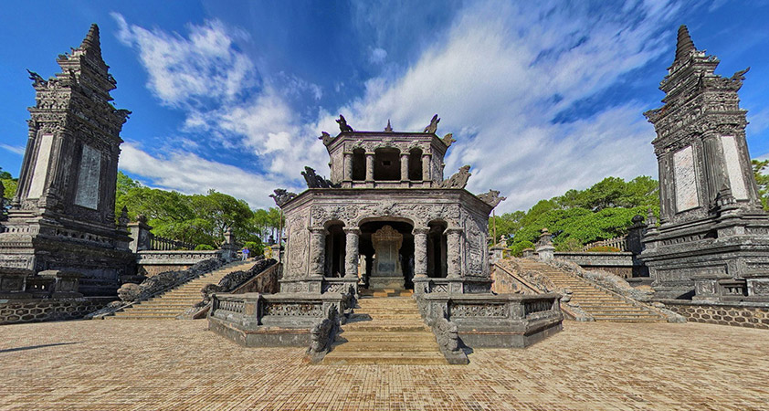 The mausoleum of Emperor Khai Dinh